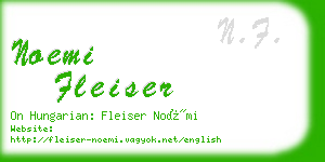noemi fleiser business card